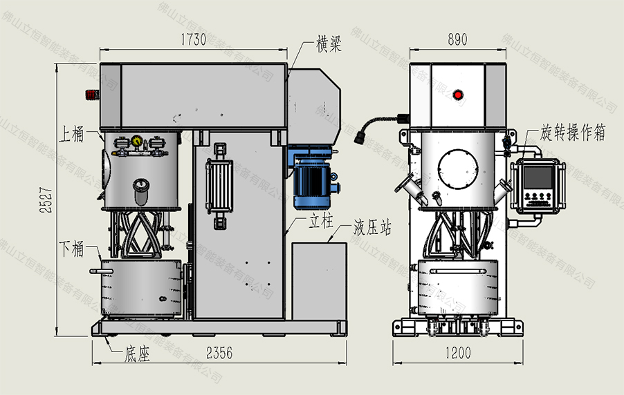 100L雙行星混合機